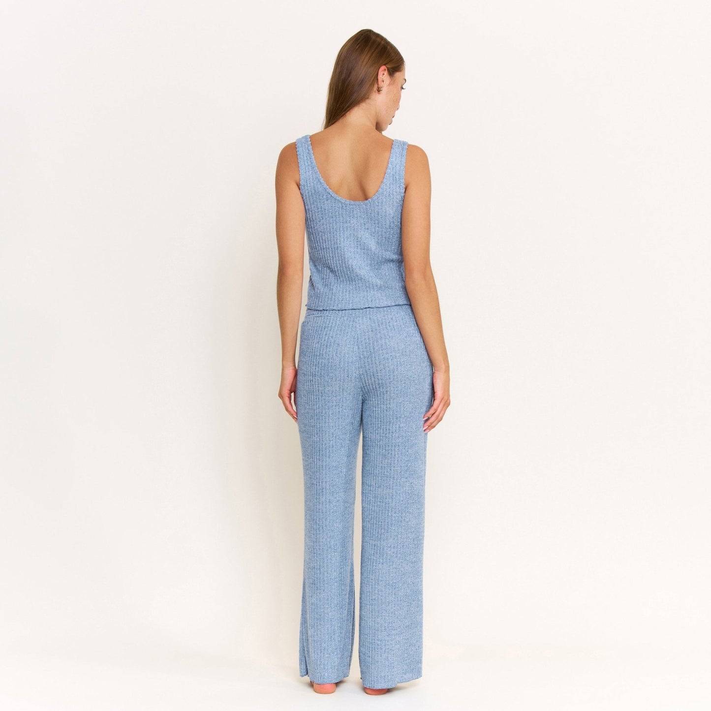 Honeydew Dream Cloud Tank in Heather Coastal Blue