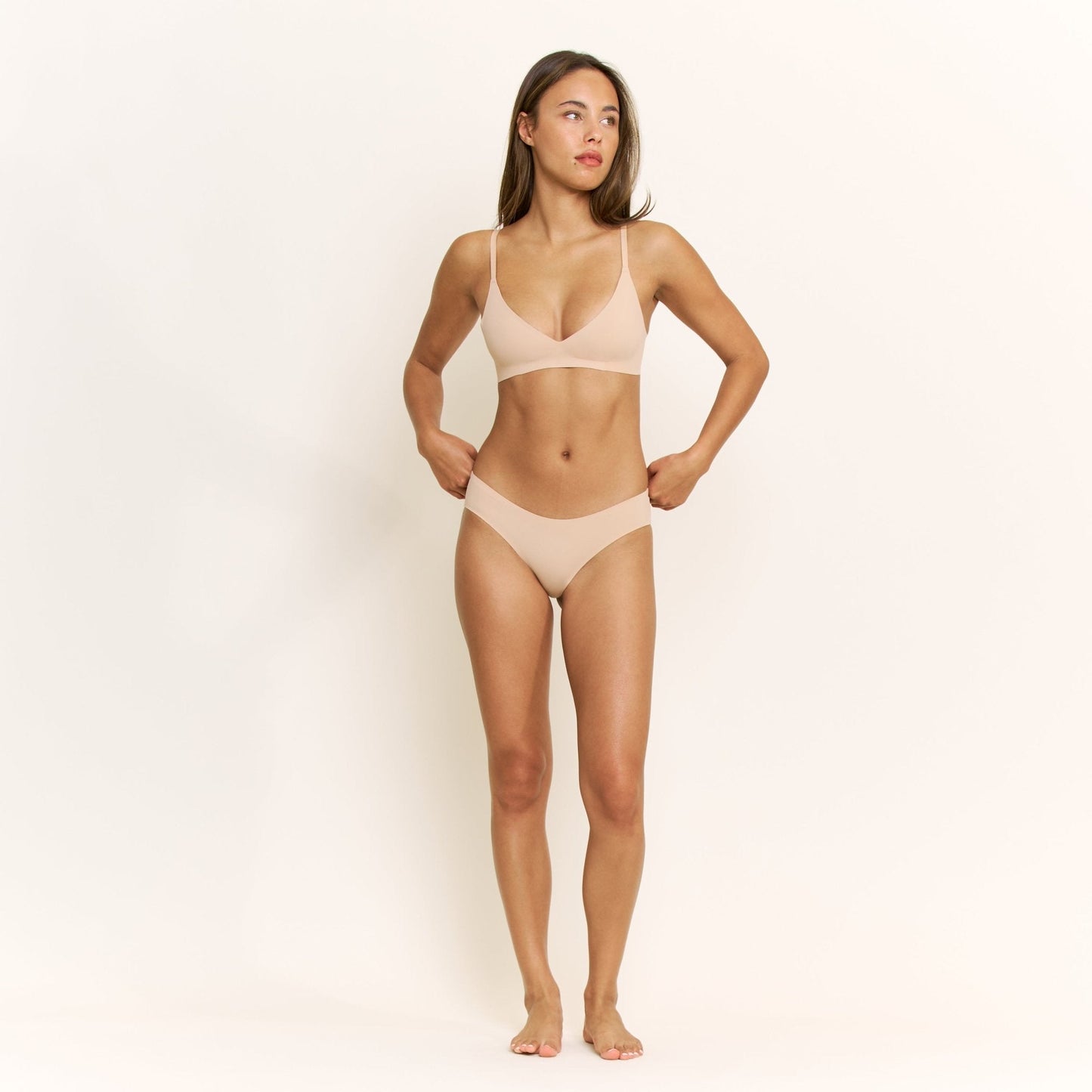 Honeydew Breeze Luxe Bra in Nude