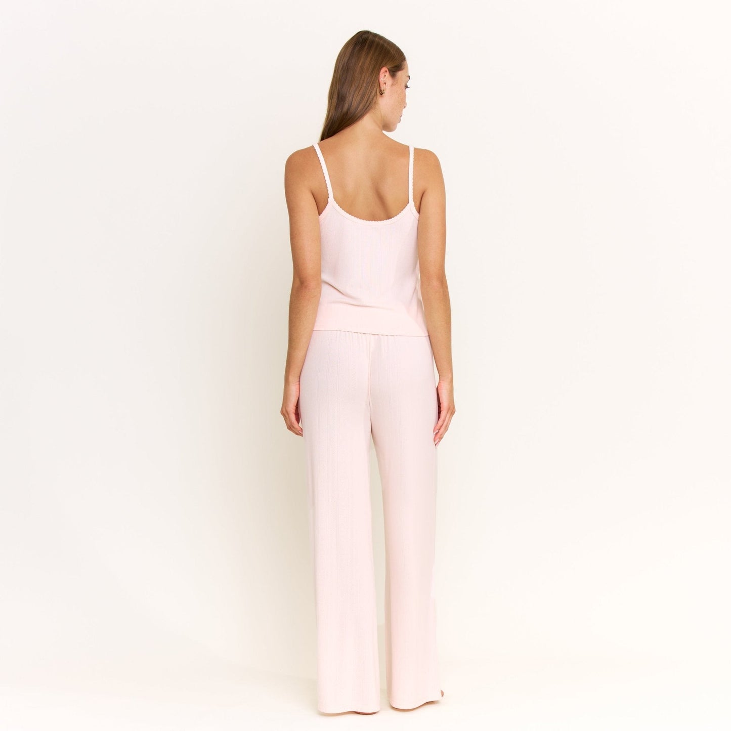 Honeydew Blissful Cami Pant Set in Peach Sorbet
