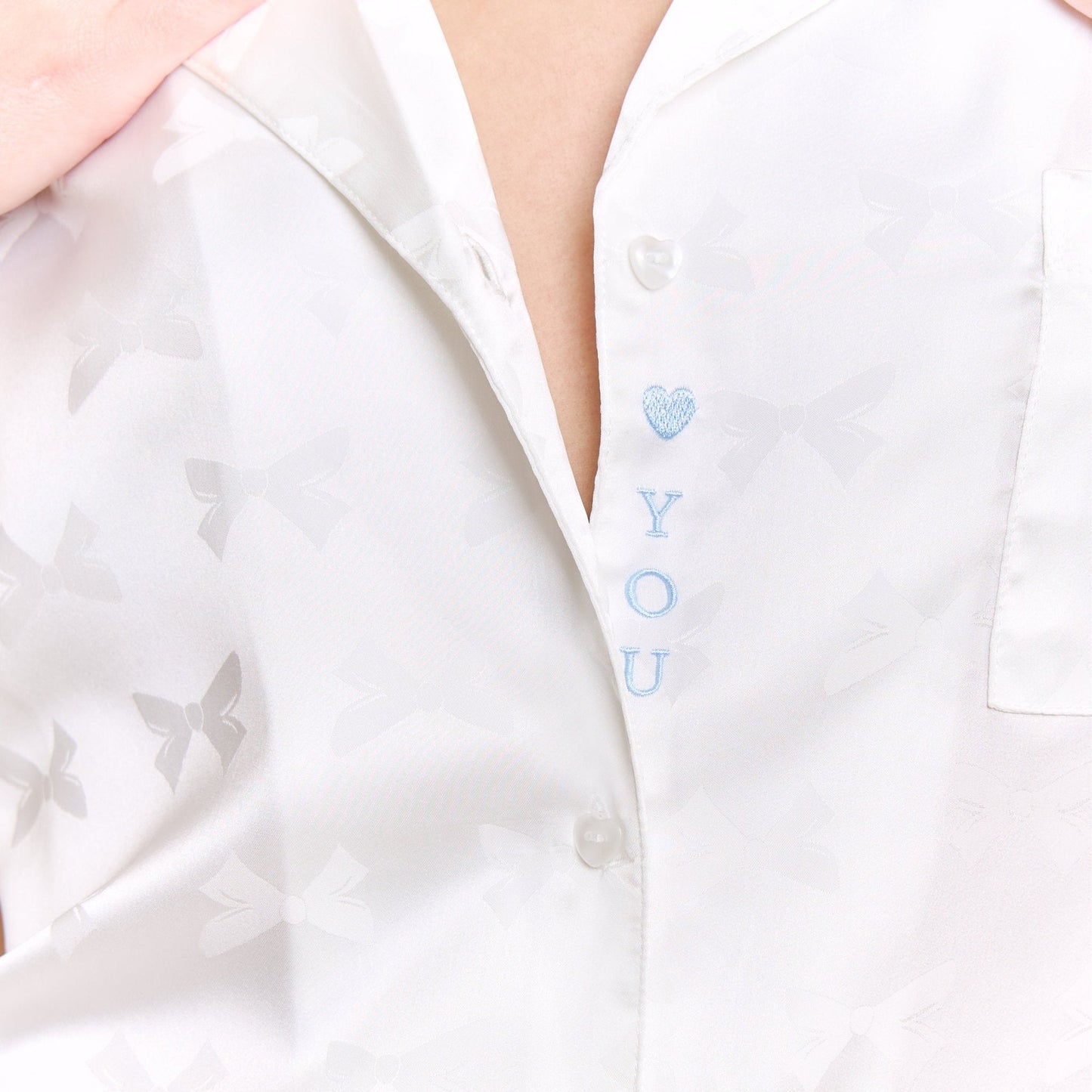 Honeydew Forever Mine Shortie PJ Set In White