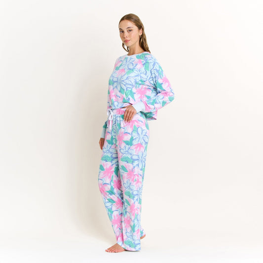 Honeydew Star Seeker Long Open Set in Daybreak Floral