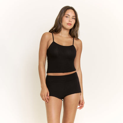 Honeydew Janelle Cami Shortie Set in Black