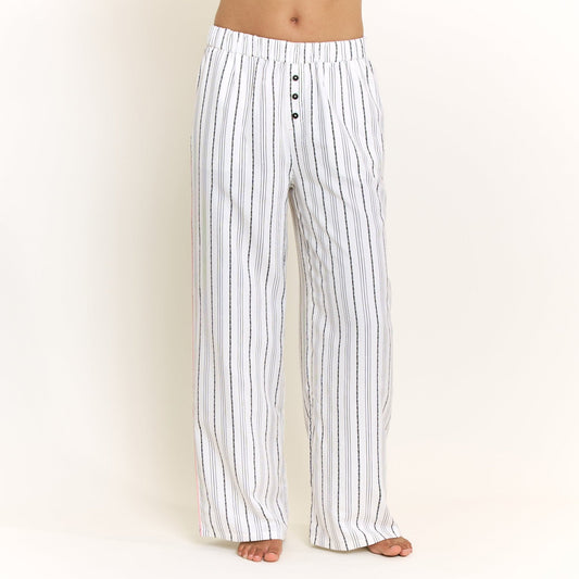 Honeydew Nap Era Pant in Ivory Stripe