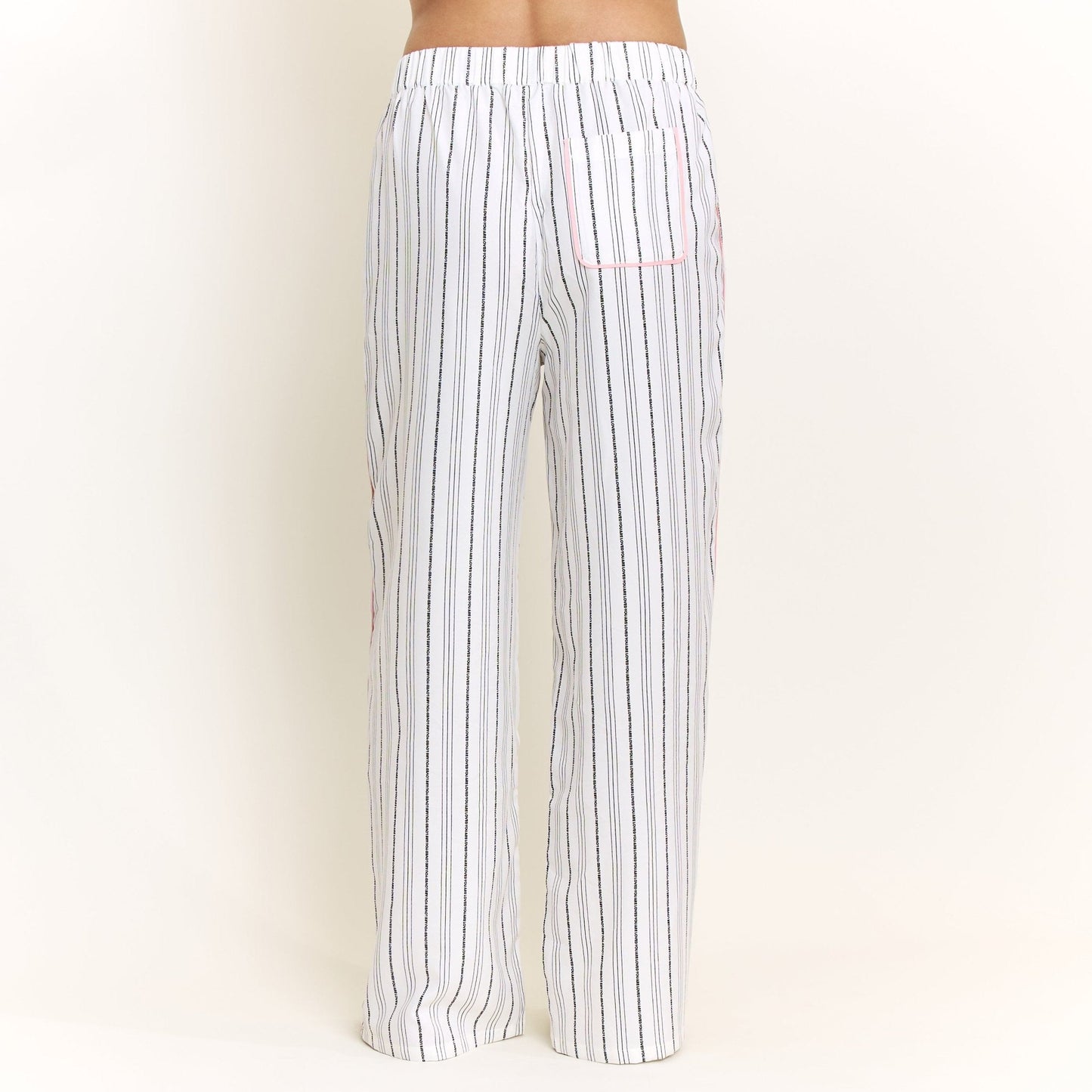 Honeydew Nap Era Pant in Ivory Stripe