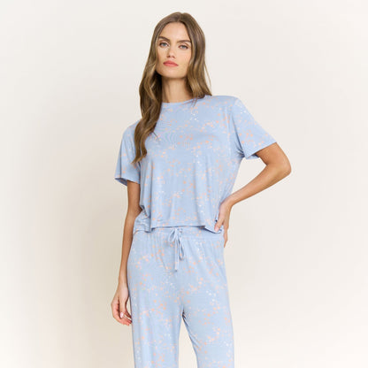 Honeydew All American Tee Pant Set in Periwinkle Stars