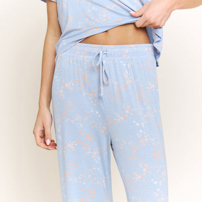 Honeydew All American Tee Pant Set in Periwinkle Stars
