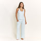 Sage Stitched Stripe