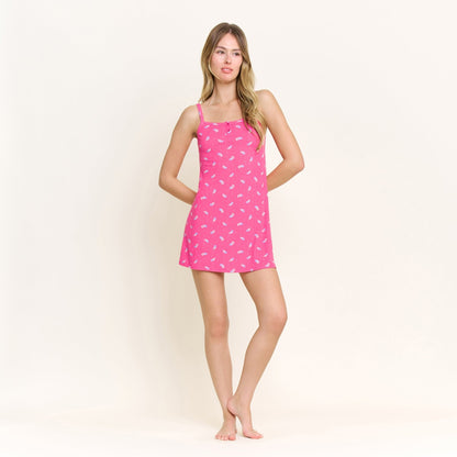Honeydew Blissful Chemise in Fuchsia Wild Rose