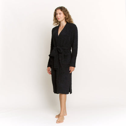 Honeydew Morning Brew Robe In Black