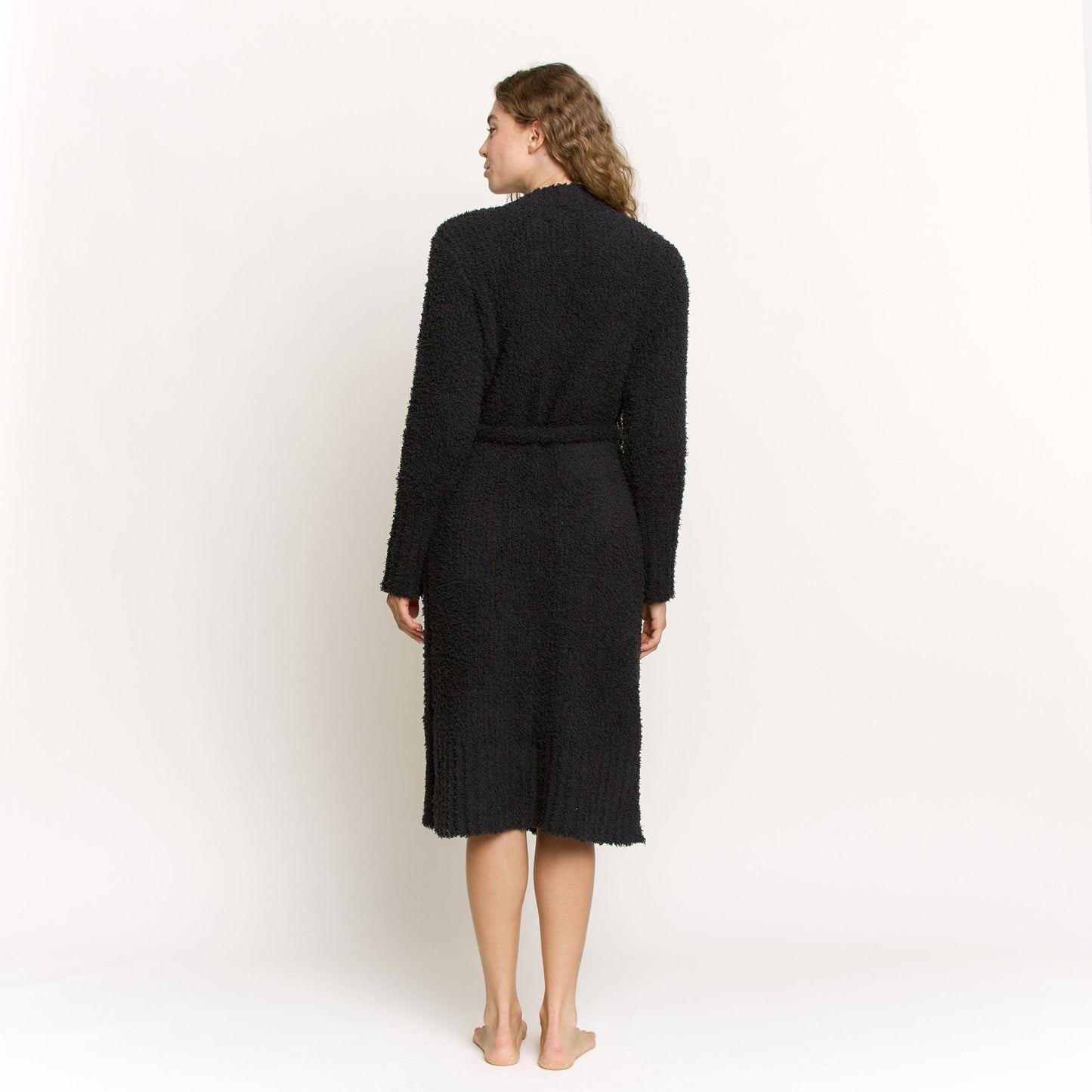 Honeydew Morning Brew Robe In Black