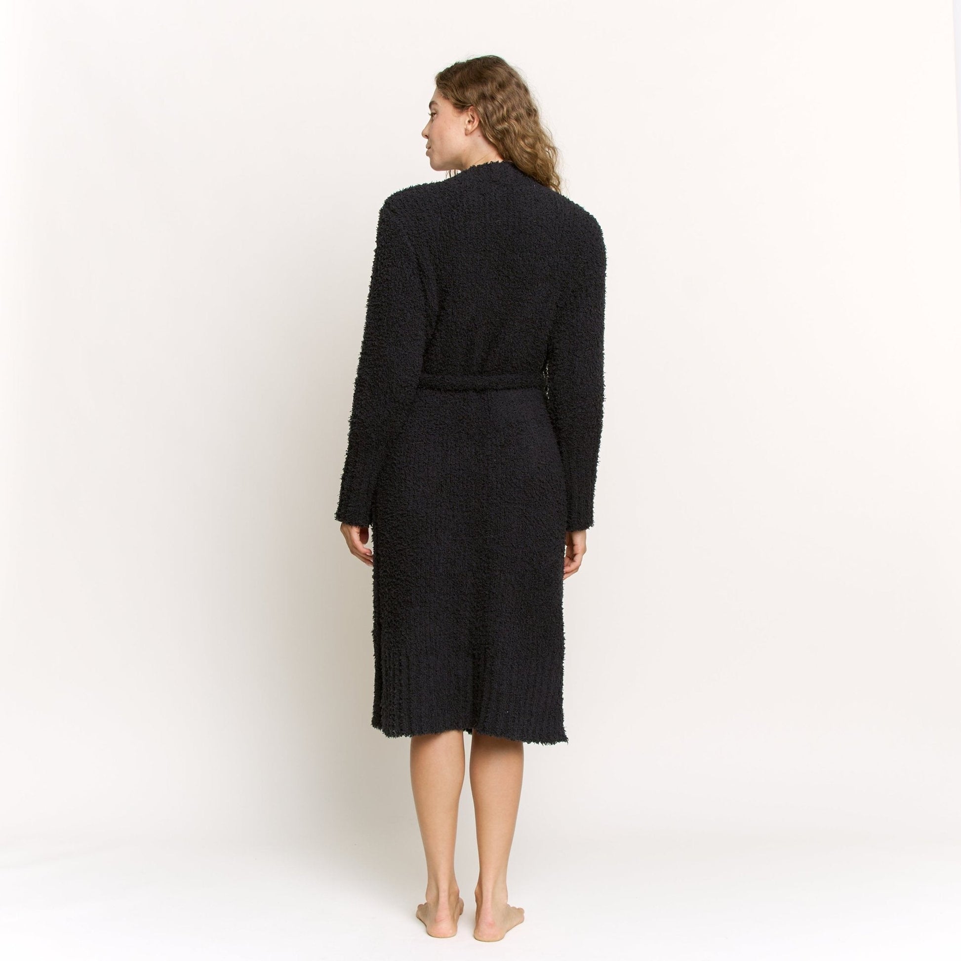Honeydew Morning Brew Robe In Black