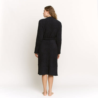 Honeydew Morning Brew Robe In Black