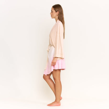 Honeydew Take A Break Robe in Sunset Dip-Dye