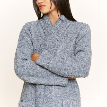 Honeydew Ready to Relax Cardigan in Heather Grey