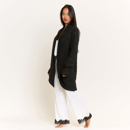 Honeydew Ready to Relax Cardigan in Black
