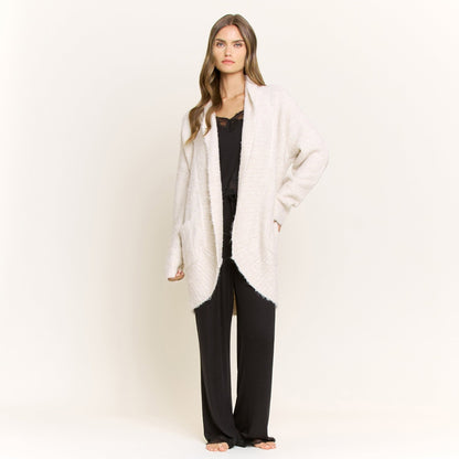 Honeydew Ready to Relax Cardigan in Ivory