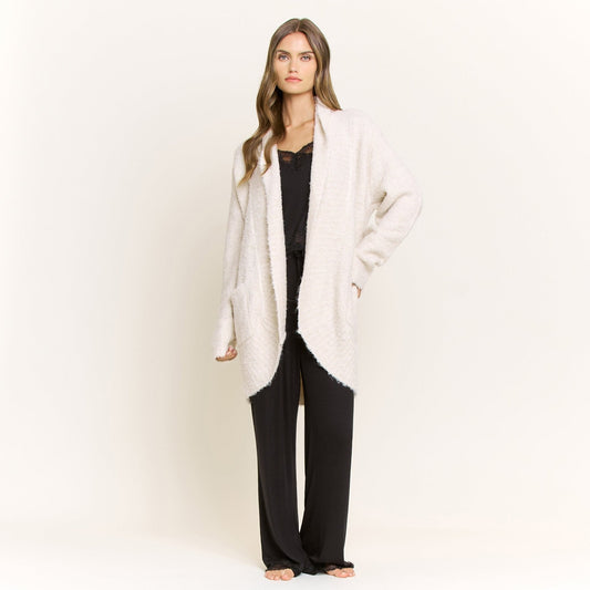Honeydew Ready to Relax Cardigan in Ivory