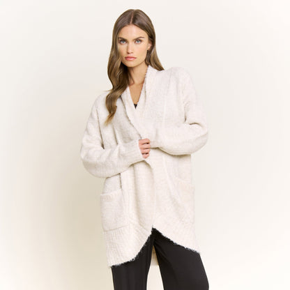 Honeydew Ready to Relax Cardigan in Ivory
