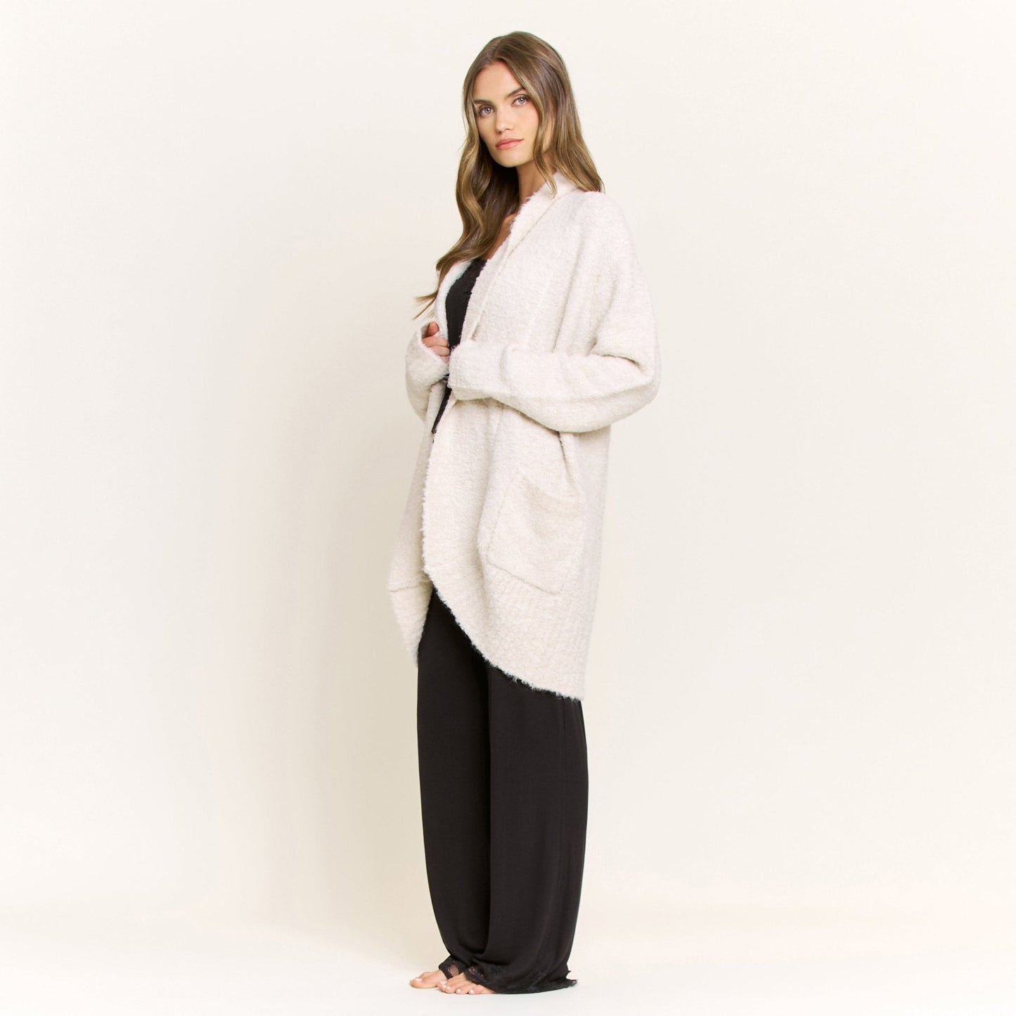 Honeydew Ready to Relax Cardigan in Ivory