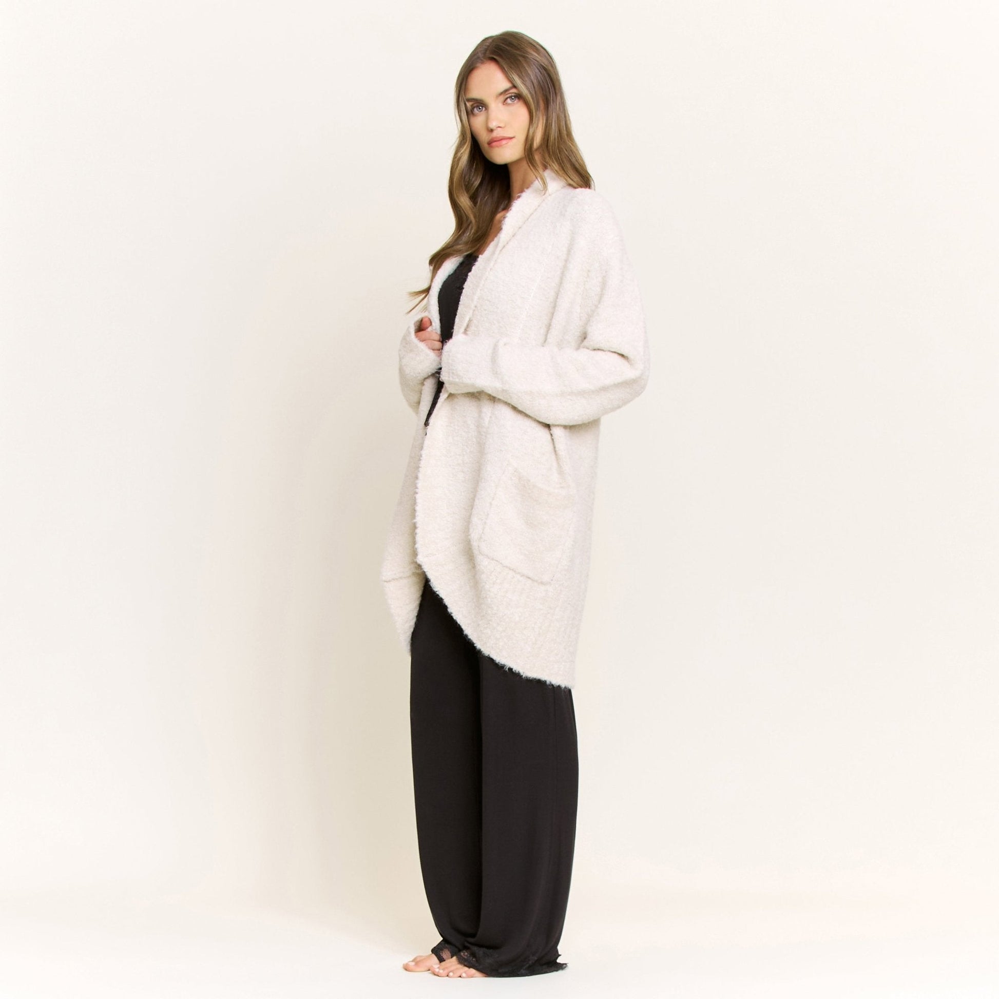 Honeydew Ready to Relax Cardigan in Ivory
