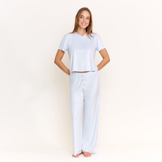 Honeydew Take A Break Tee Pant Set in Drift