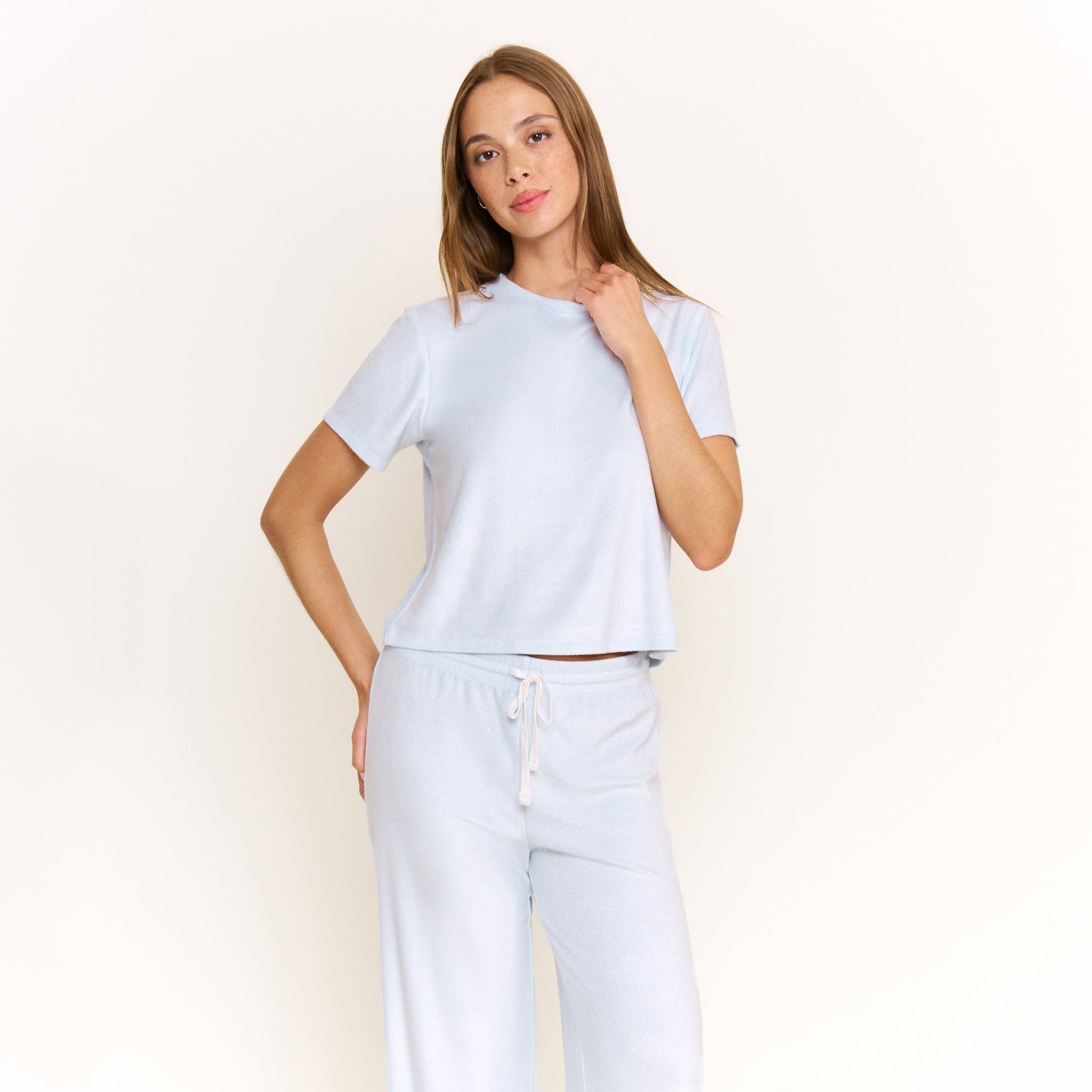Honeydew Take A Break Tee Pant Set in Drift