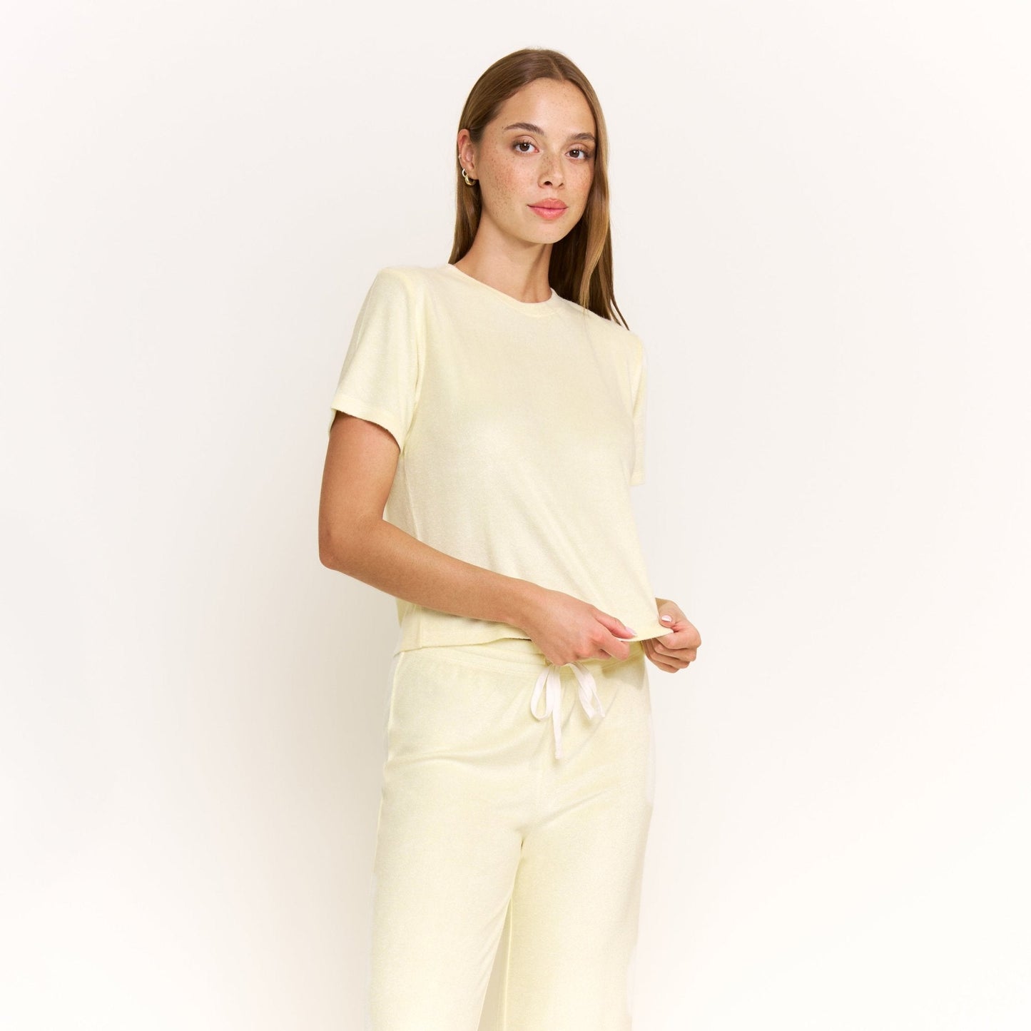Honeydew Take A Break Tee Pant Set in Rays