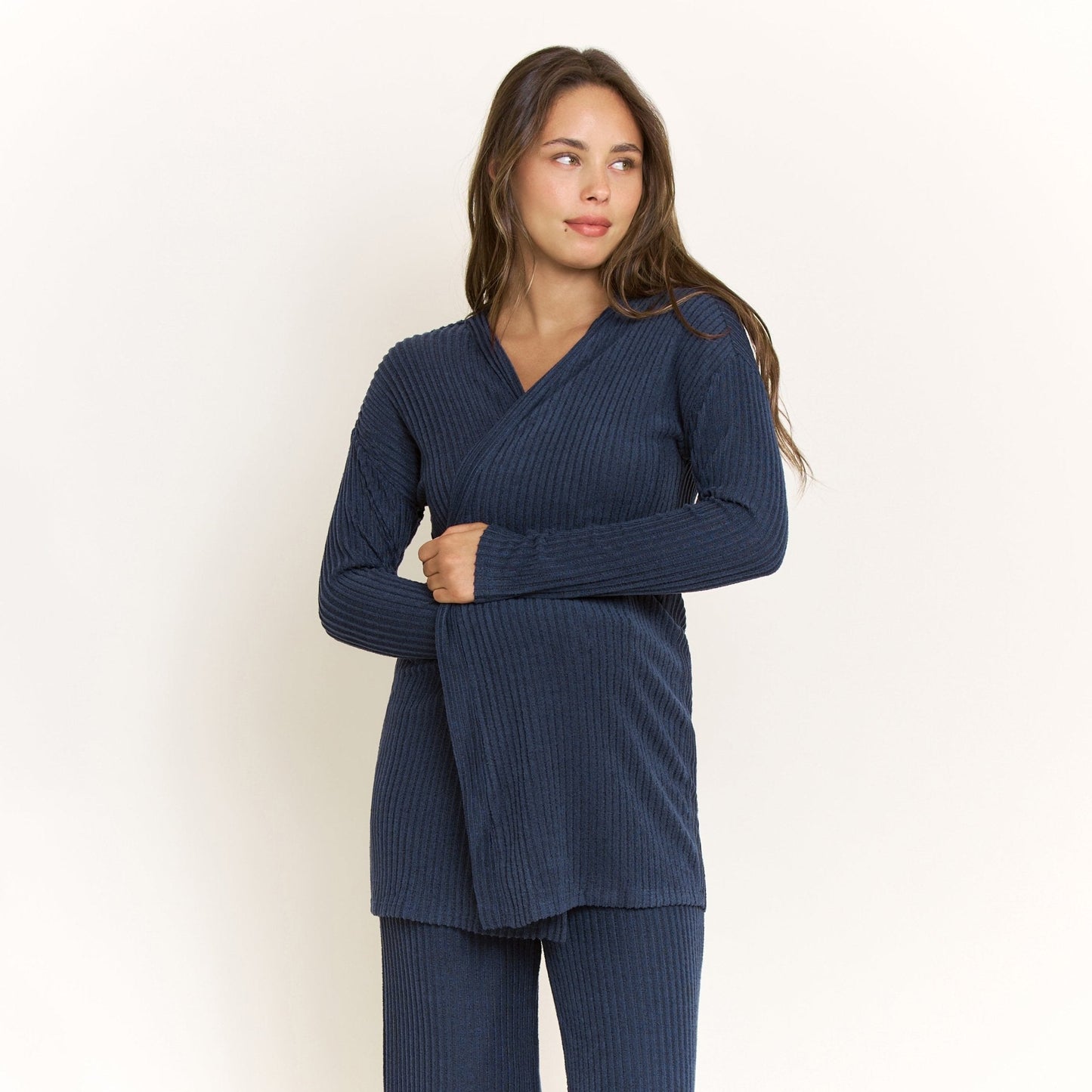 Honeydew Dream Cloud Cardigan in Midnight