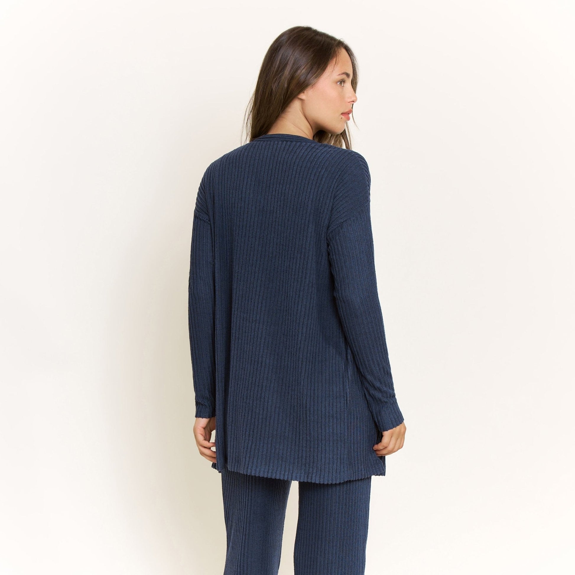 Honeydew Dream Cloud Cardigan in Midnight