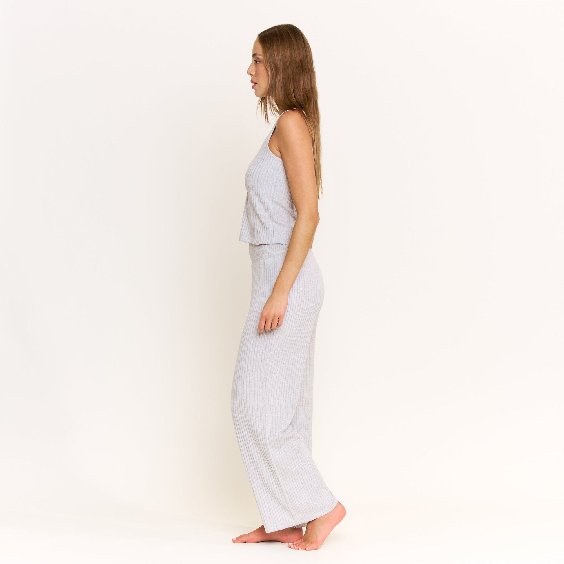 Honeydew Dream Cloud Tank in Heather Grey