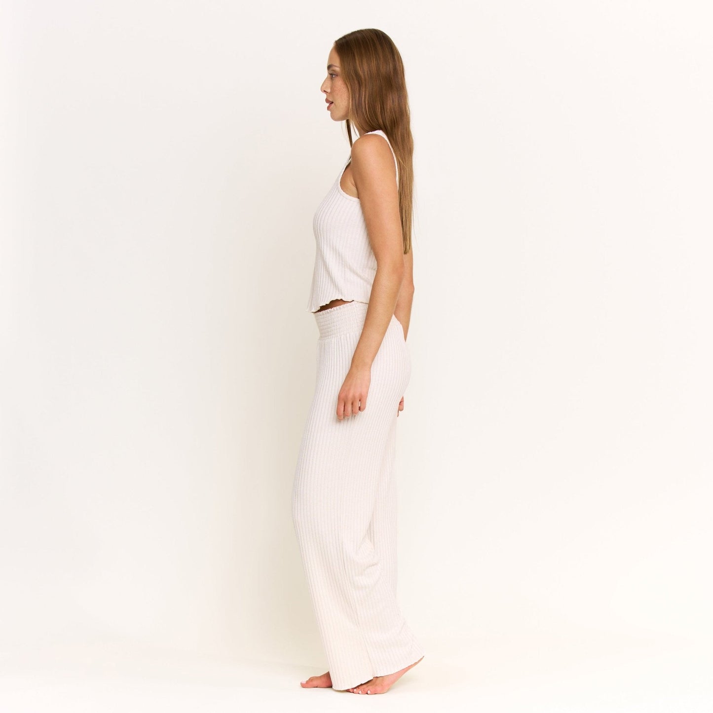 Honeydew Dream Cloud Tank in Oat
