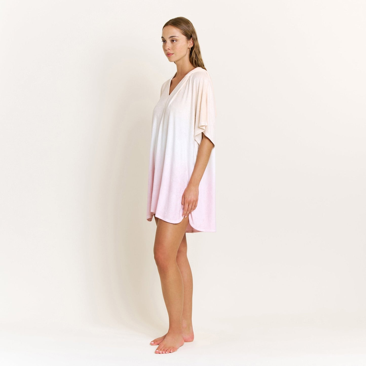 Honeydew Take A Break Oversized Hoodie in Sunset Dip-Dye