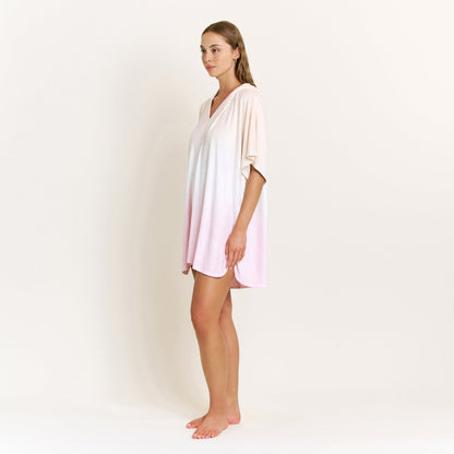 Honeydew Take A Break Oversized Hoodie in Sunset Dip-Dye