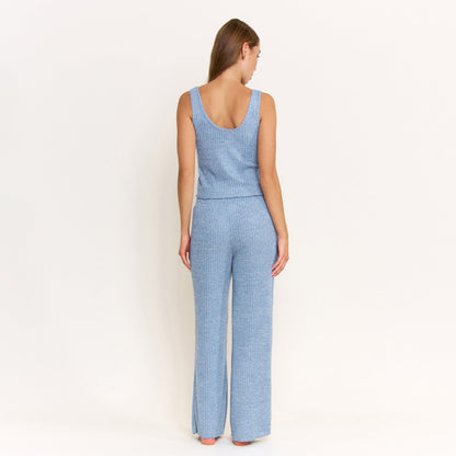 Honeydew Dream Cloud Tank in Heather Coastal Blue