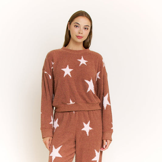 Honeydew Comfort Queen Sweatshirt in Hazel Stars