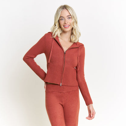 Honeydew Spice It Up Zip Hoodie In Copper