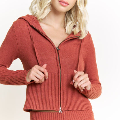 Honeydew Spice It Up Zip Hoodie In Copper