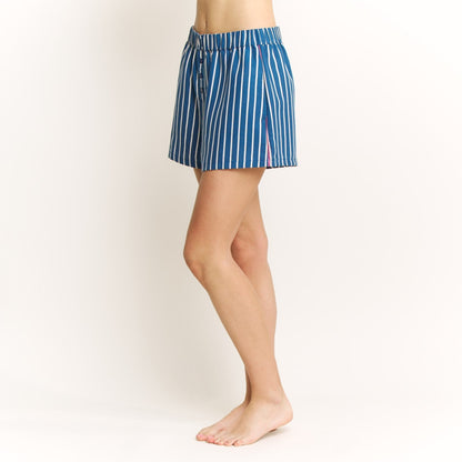 Honeydew Brunch Date Short in Pacific Stripe