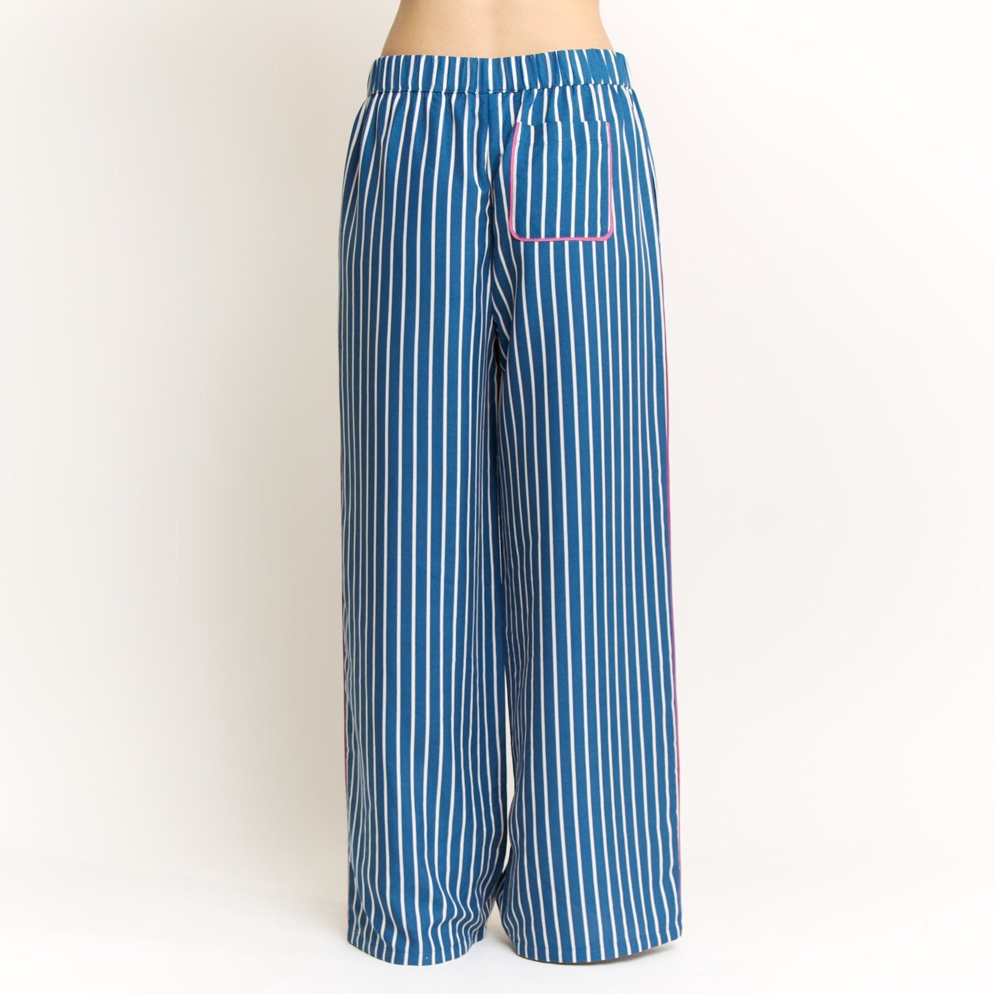 Honeydew Brunch Date Pant in Pacific Stripe