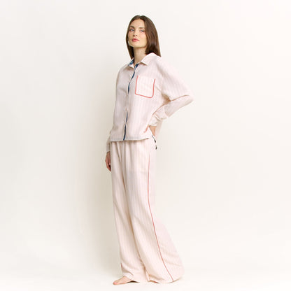 Honeydew Brunch Date Pant in Flora Stripe