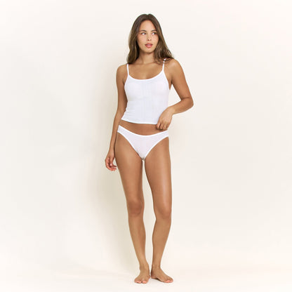 Honeydew Janelle Bikini in White