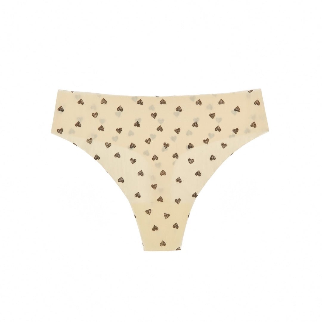 Honeydew Like Nothing Thong in Butter Daydream Hearts