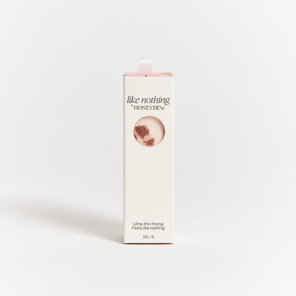 Honeydew Like Nothing Thong in Powdery Peach Leopard