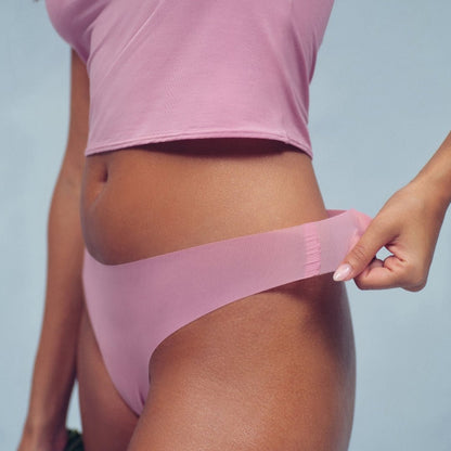 Honeydew Like Nothing Thong in Rosy