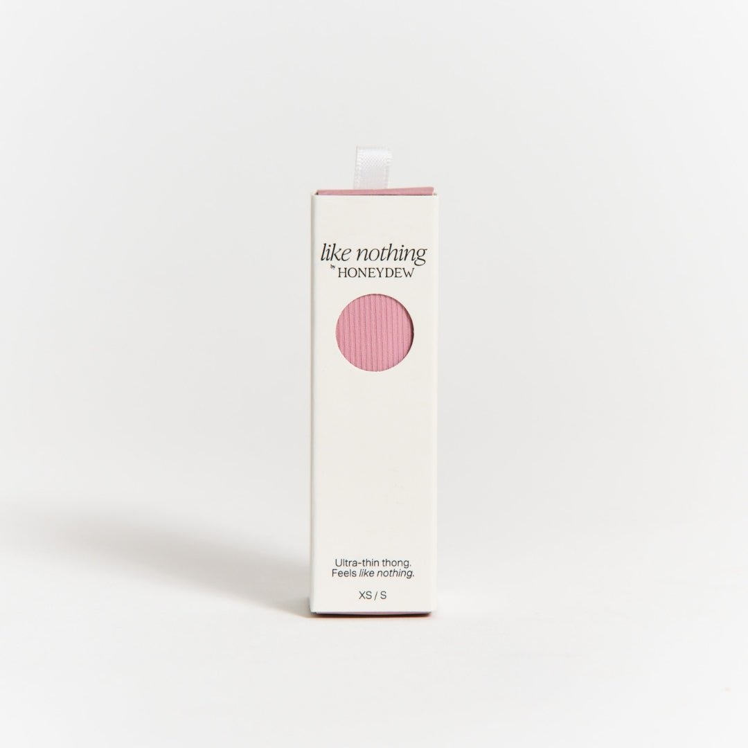 Honeydew Like Nothing Thong in Rosy