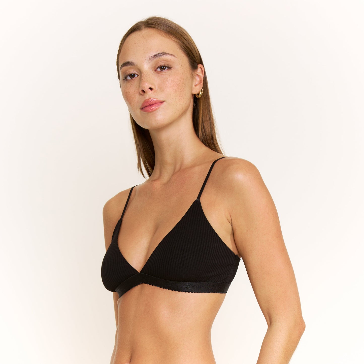Honeydew Emma Bralette in Black