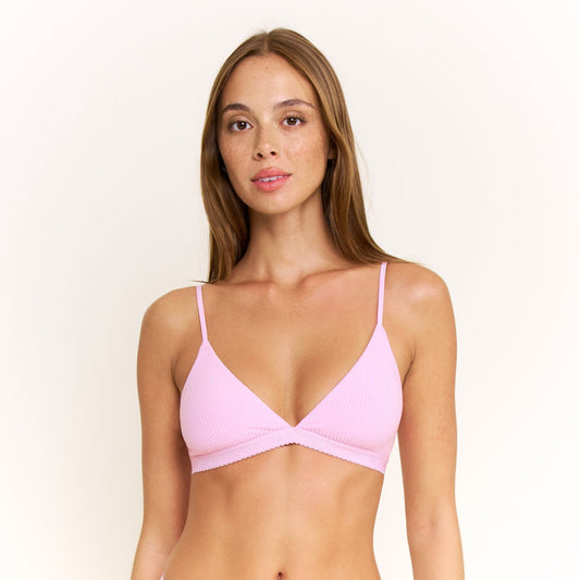 Honeydew Emma Bralette in Hibiscus Haze