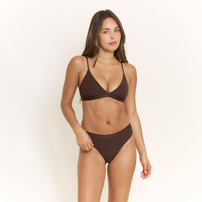 Honeydew Emma Bralette in Chocolate