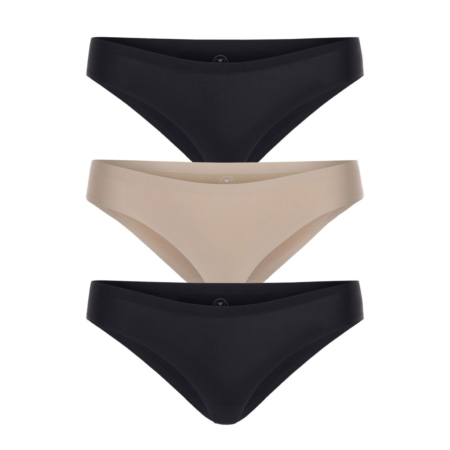Honeydew Skinz Hipster 3-Pack in Black/Nude/Black