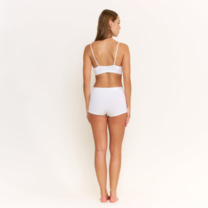 Honeydew Emma Boyshort in White